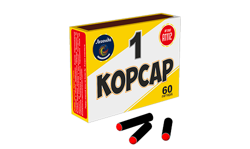  Петарды Корсар 1 в пленке  в Камбарке
