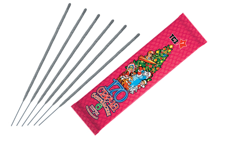  Бенгальские свечи 6 шт 170 мм в пакете  в Камбарке